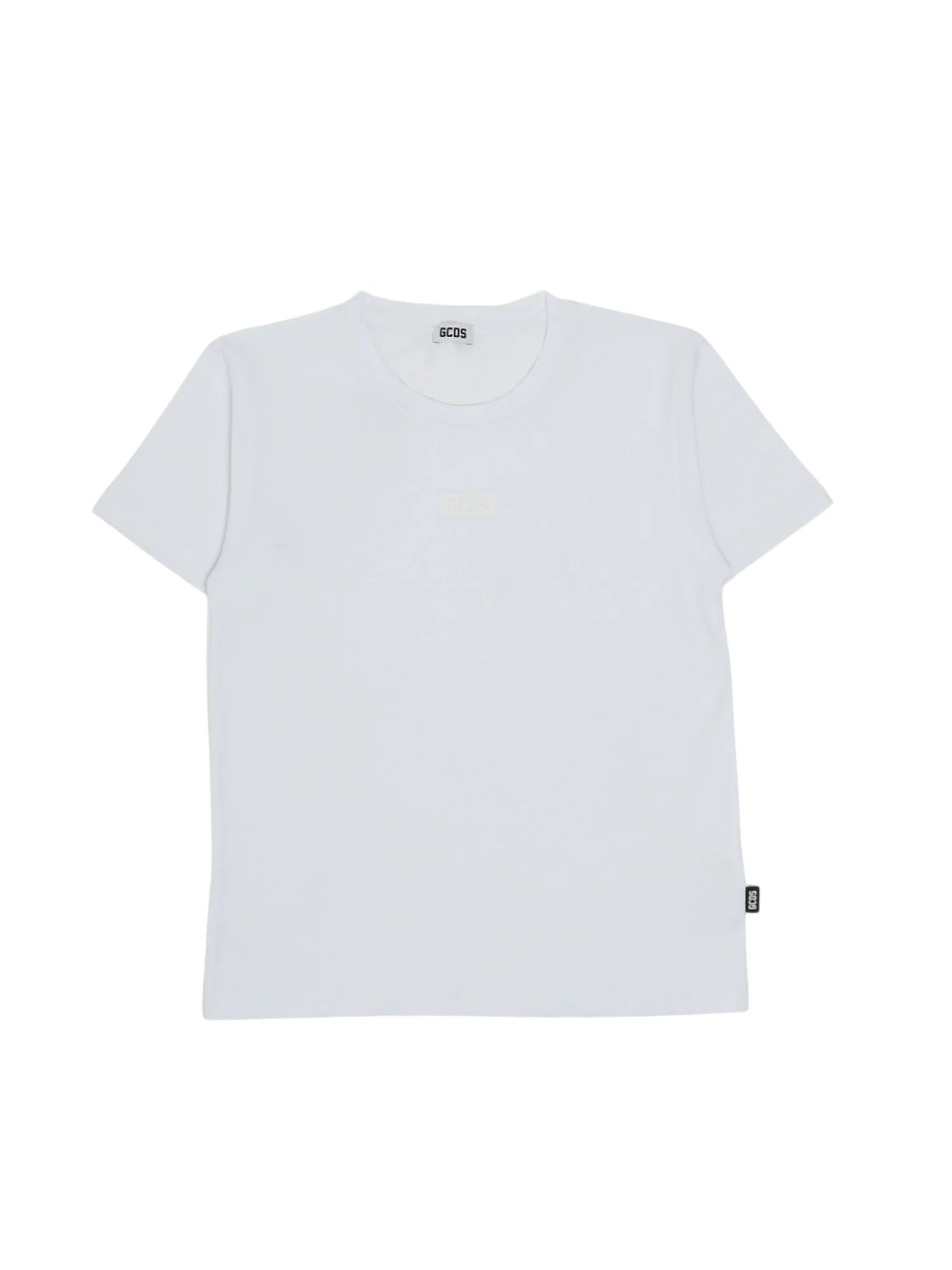 Gcds T-shirt unisex bambino manica corta bianco Z0UJQC604J105 OPTIC WHITE-WHITE GCDS 