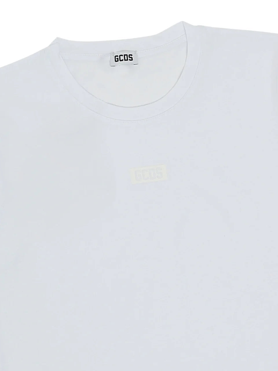 Gcds T-shirt unisex bambino manica corta bianco Z0UJQC604J105 OPTIC WHITE-WHITE GCDS 