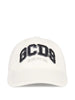 GCDS cappello con visiera unisex bambino con logo bianco