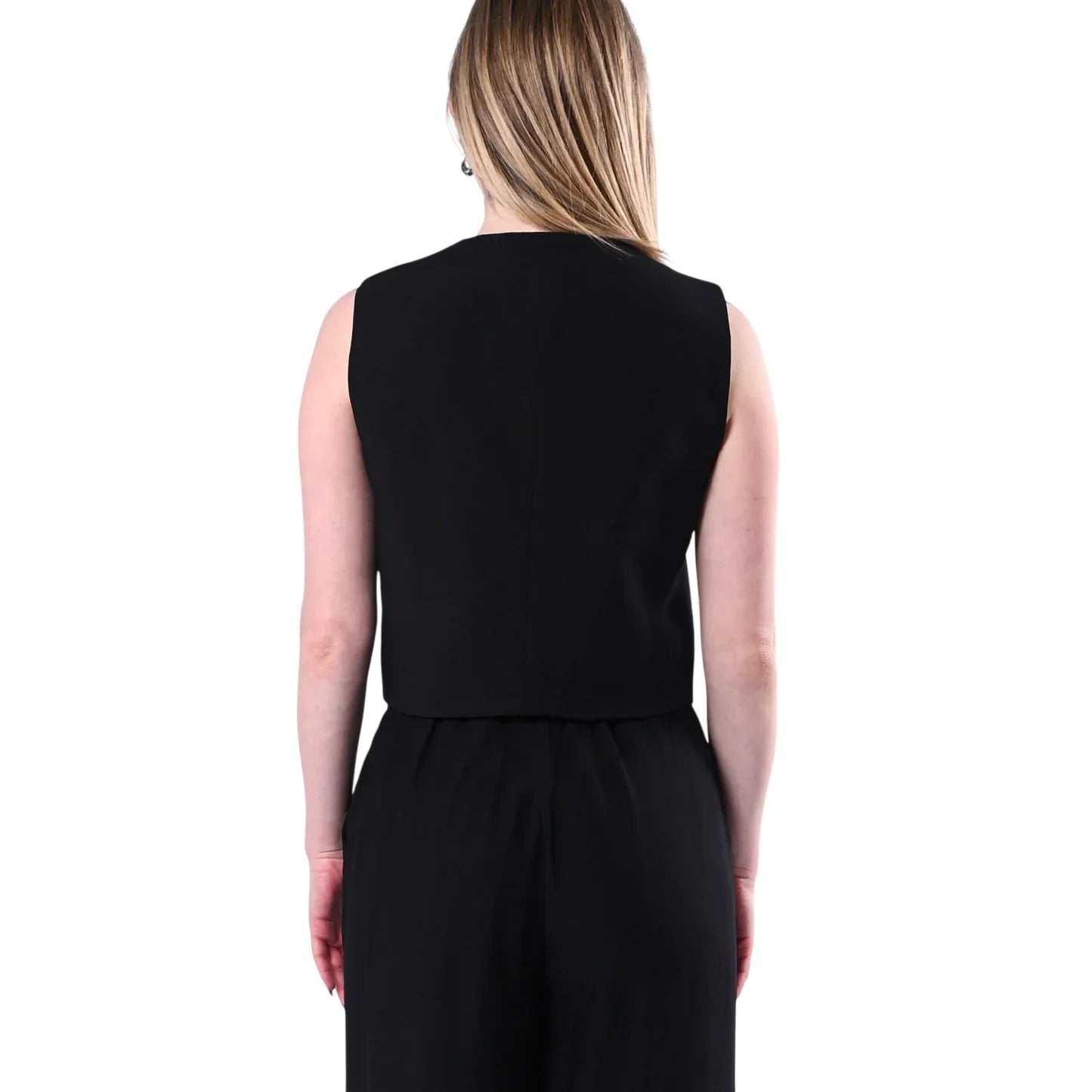 Haveone gilet donna misto viscosa nero LIA-Q044 NERO HAVEONE 