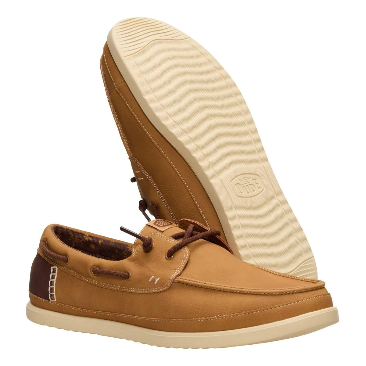 Hey Dude mocassini Harbor Lo Classic in ecopelle cuoio 45139 2LI HEY DUDE 