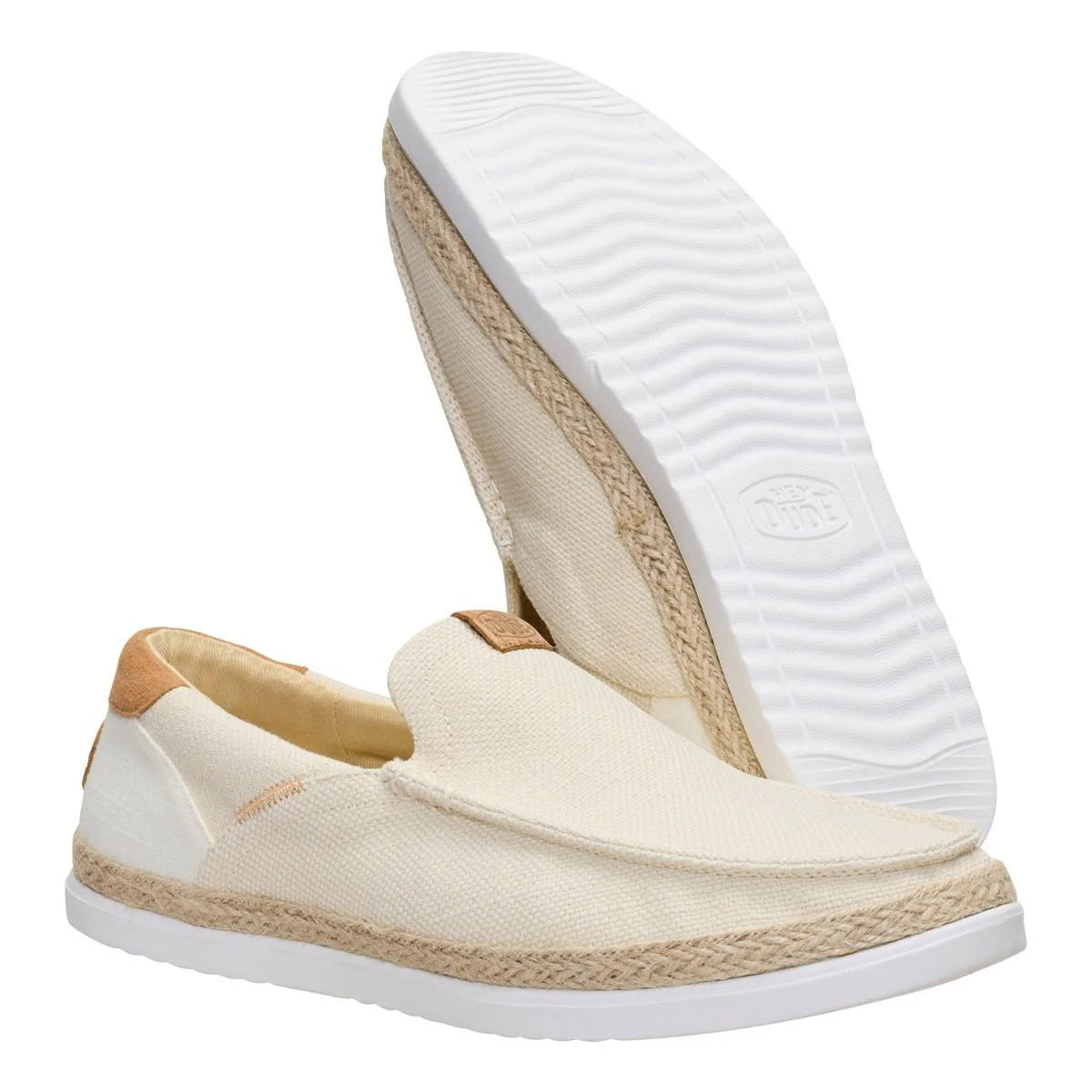 Hey Dude mocassino uomo Harbor Loafer Espadrille ecrù 45174 0NI HEY DUDE 