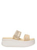 Hey Dude ciabatte platform Austin Slide Classic platino