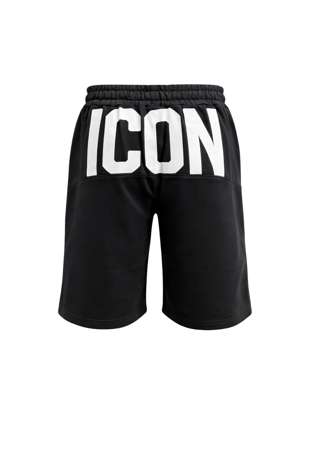 Icon bermuda bambino con maxi logo nero IBSH001079 9000 ICON 