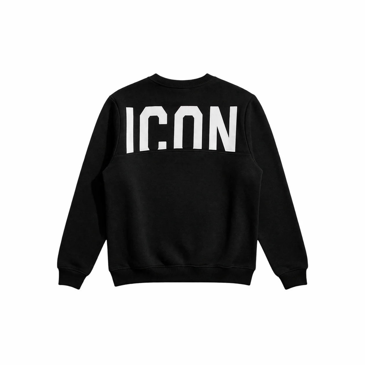 Icon felpa bambino con stampe logo nero IBSW001086 9000 ICON 