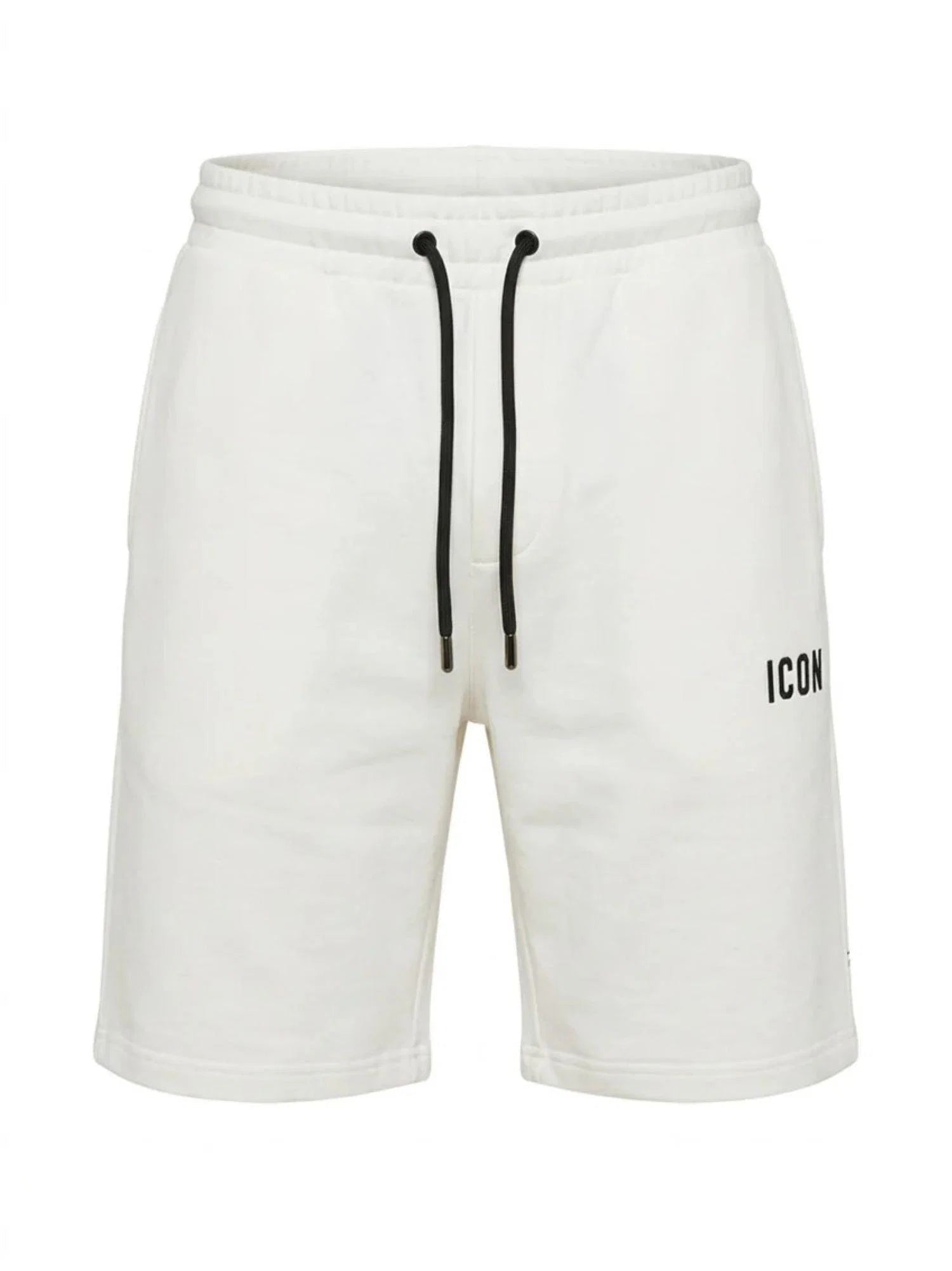 Icon bermuda uomo con logo bianco IUB001 BIANCO-NERO ICON 