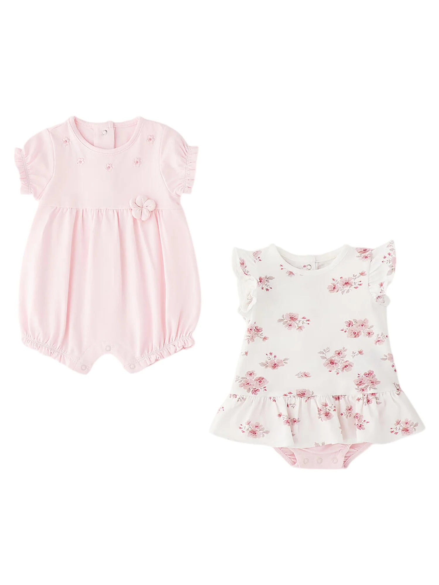 iDo 2 pagliaccetti neonata bianco rosa 4G200 2481 iDO 