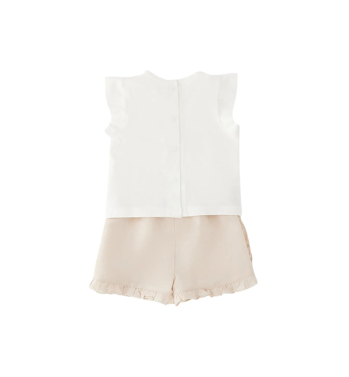iDo completo neonata T-shirt e shirts panna beige 4G212 0112 iDO 
