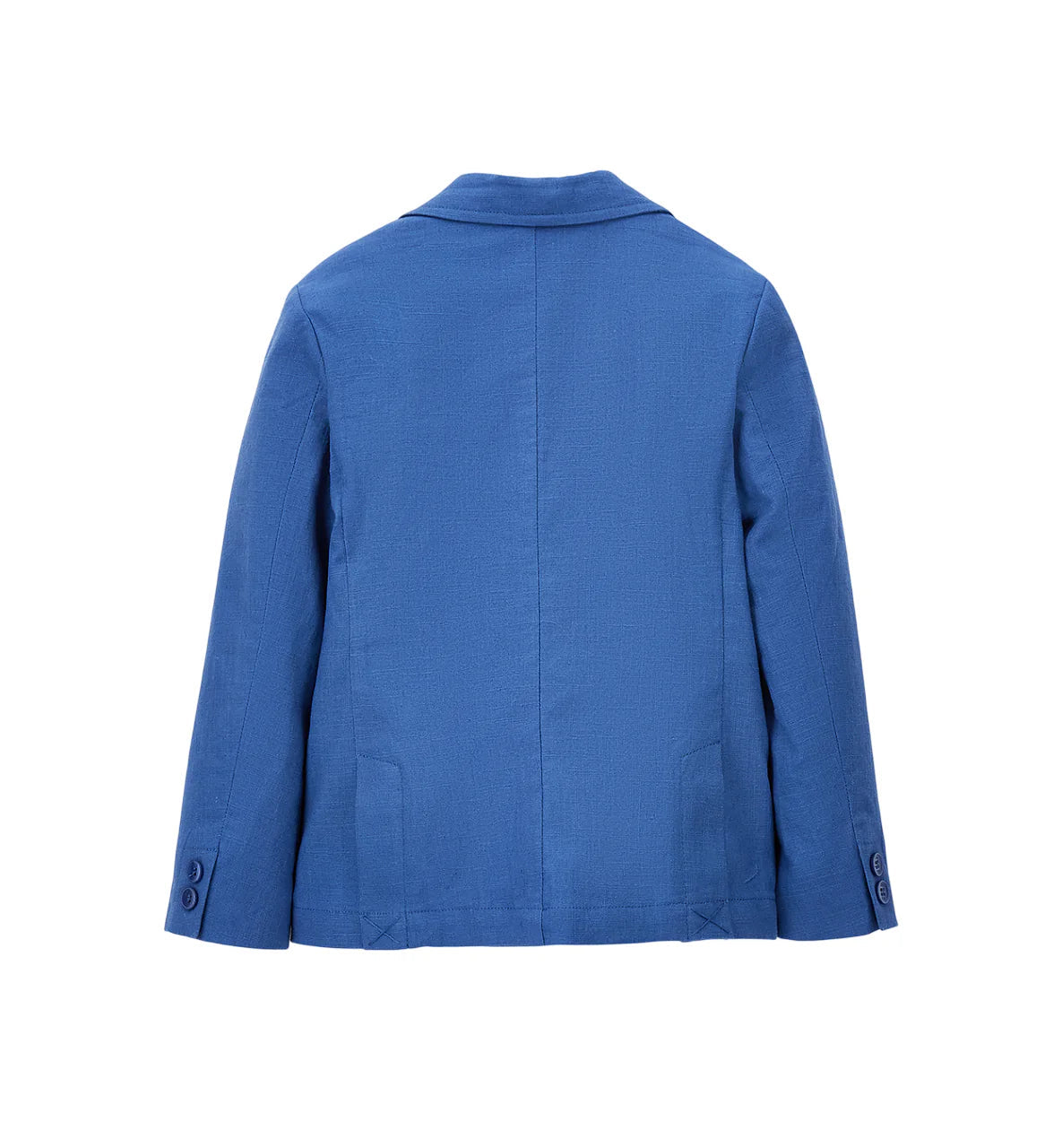 iDo giacca blazer bambino misto lino blu avio 4G221 3725 iDO 