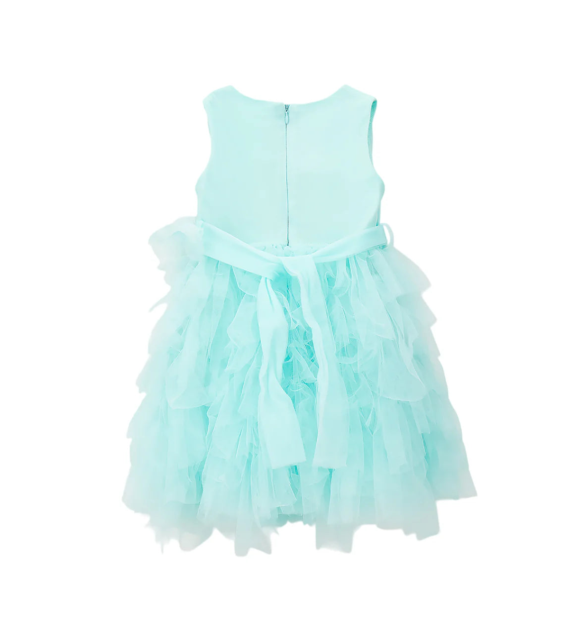 iDo abito cerimonia bambina in tulle verde acqua 4G332 4156 iDO 