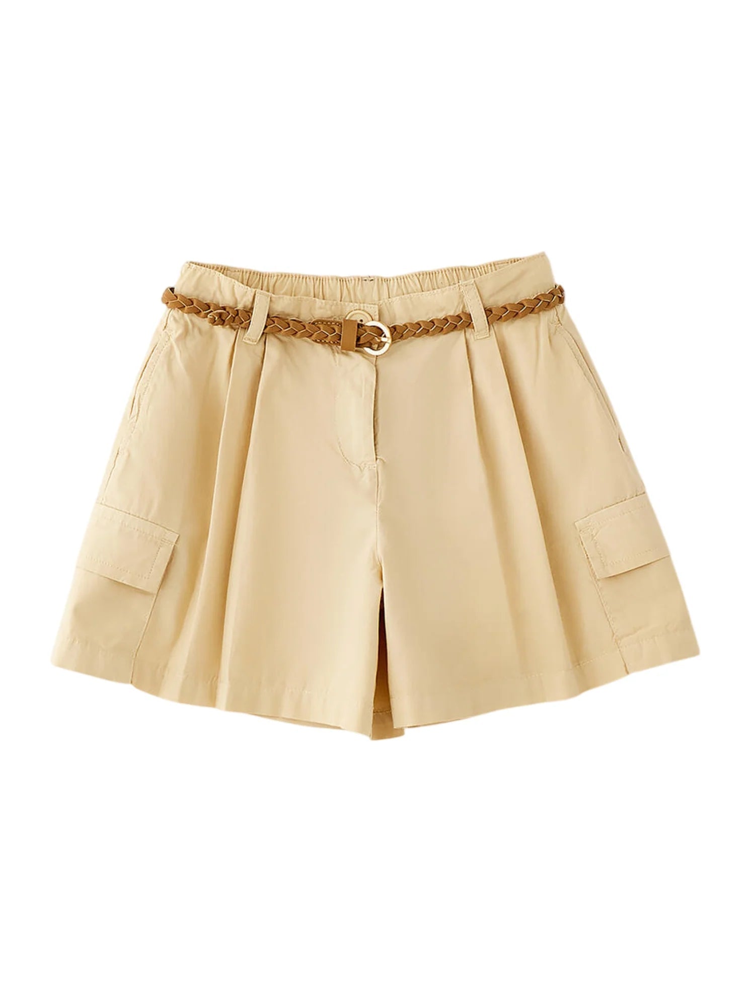 iDo bermuda cargo bambina con pinces beige 4G529 0743 iDO 