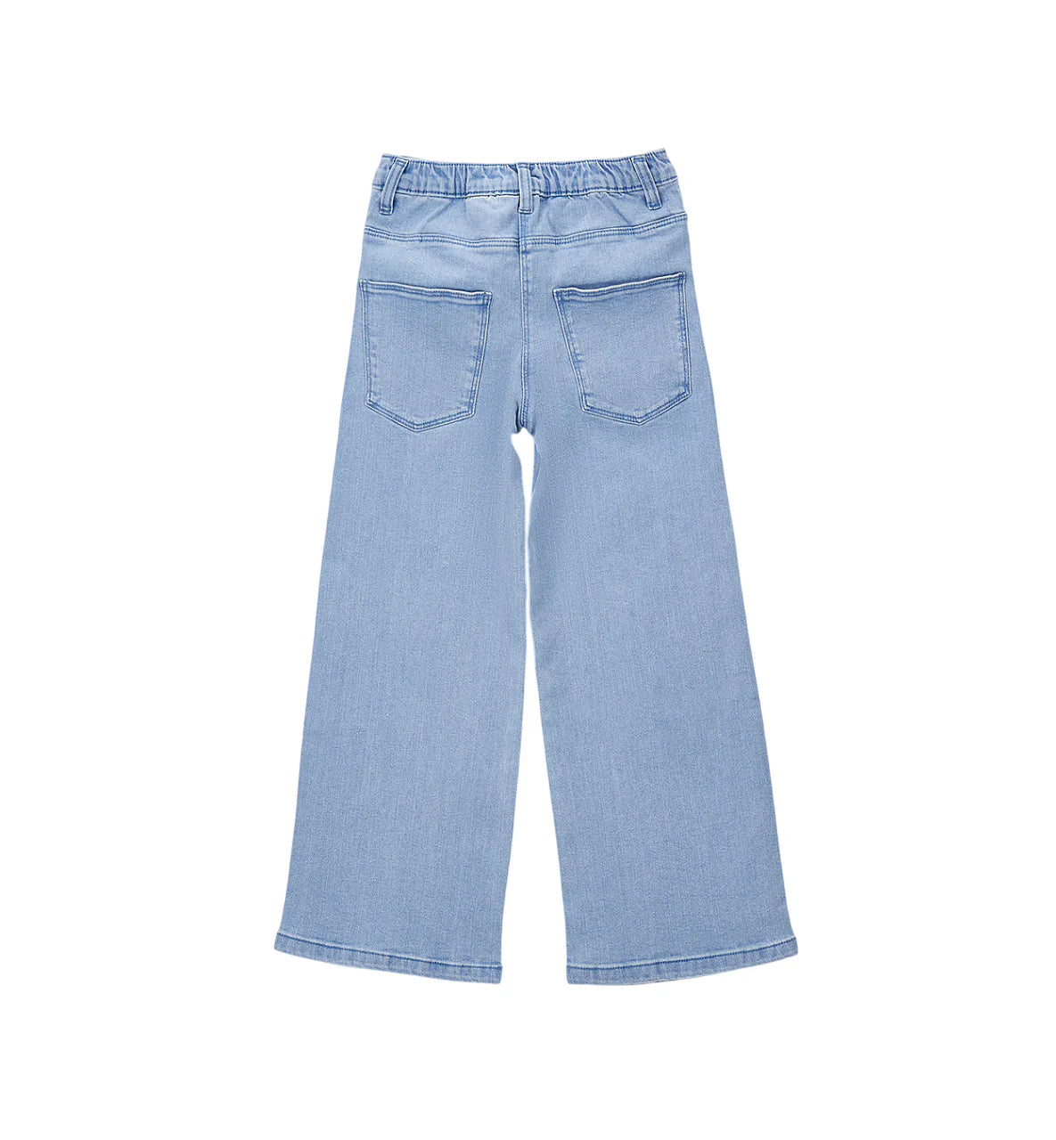 iDo jeans palazzo bambina con strass lavaggio blu 4G724 7310 iDO 