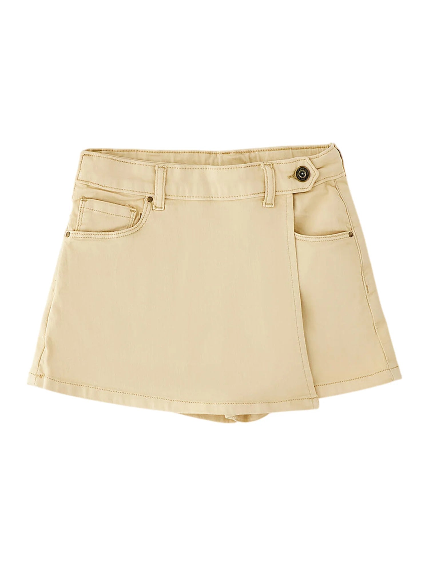 iDo gonna pantalone corta bambina in denim beige 4G739 0743 iDO 