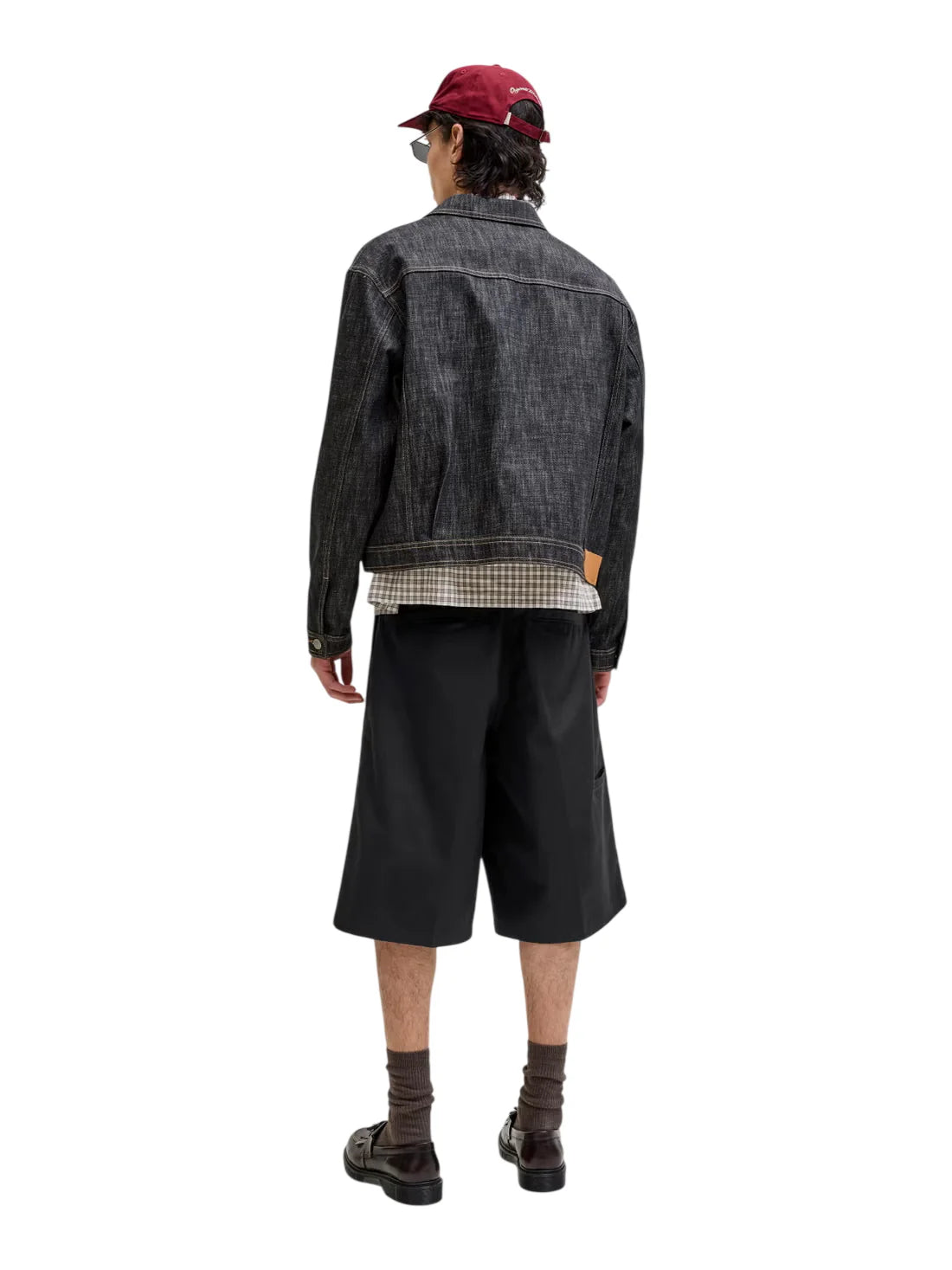 Jack&Jones bermuda uomo baggy nero 12277374 BLACK JACK&JONES 