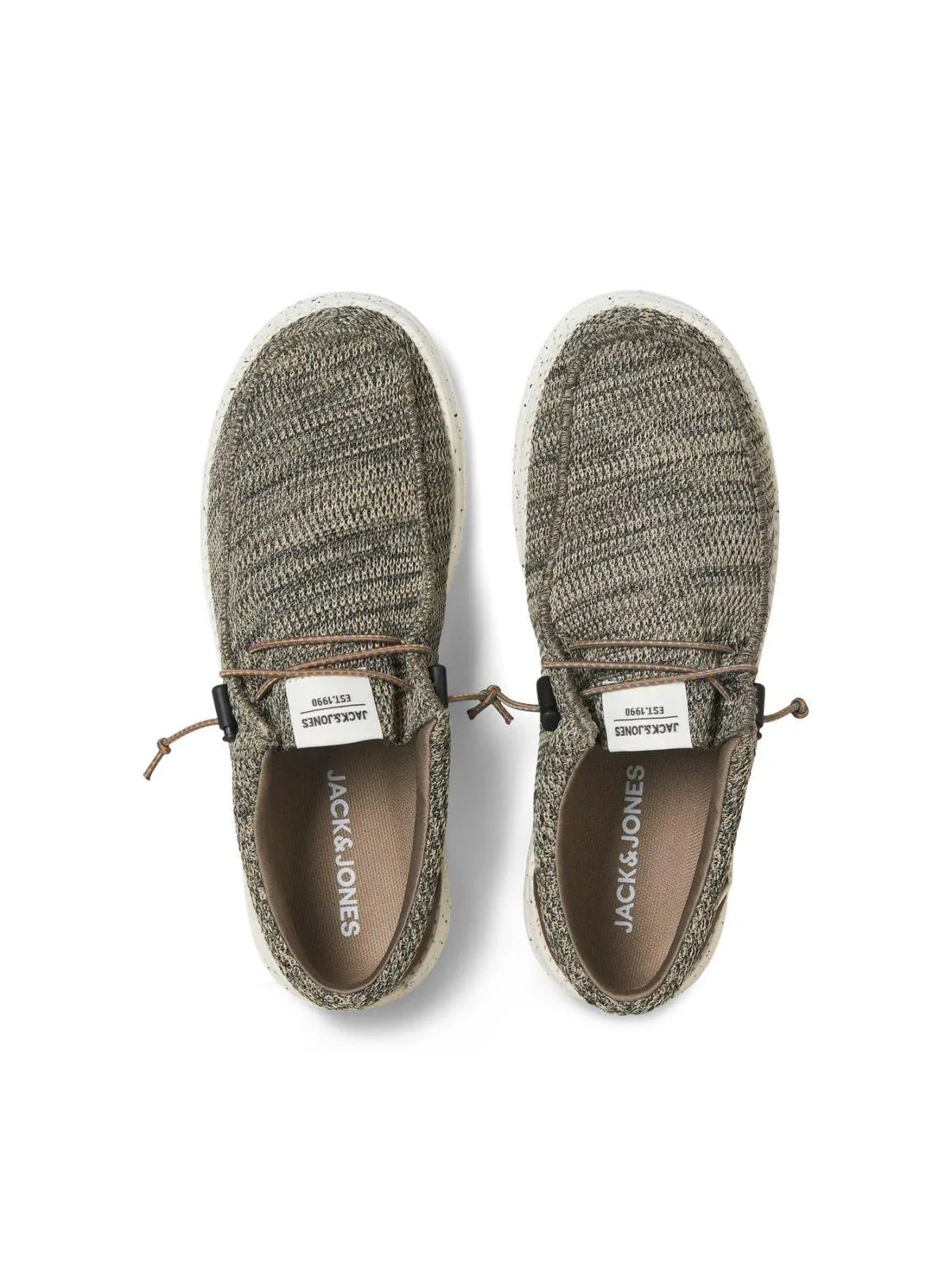 Jack&Jones mocassini uomo Taffy Mesh Loafer tortora 12277598 PLAZA TAUPE JACK&JONES 