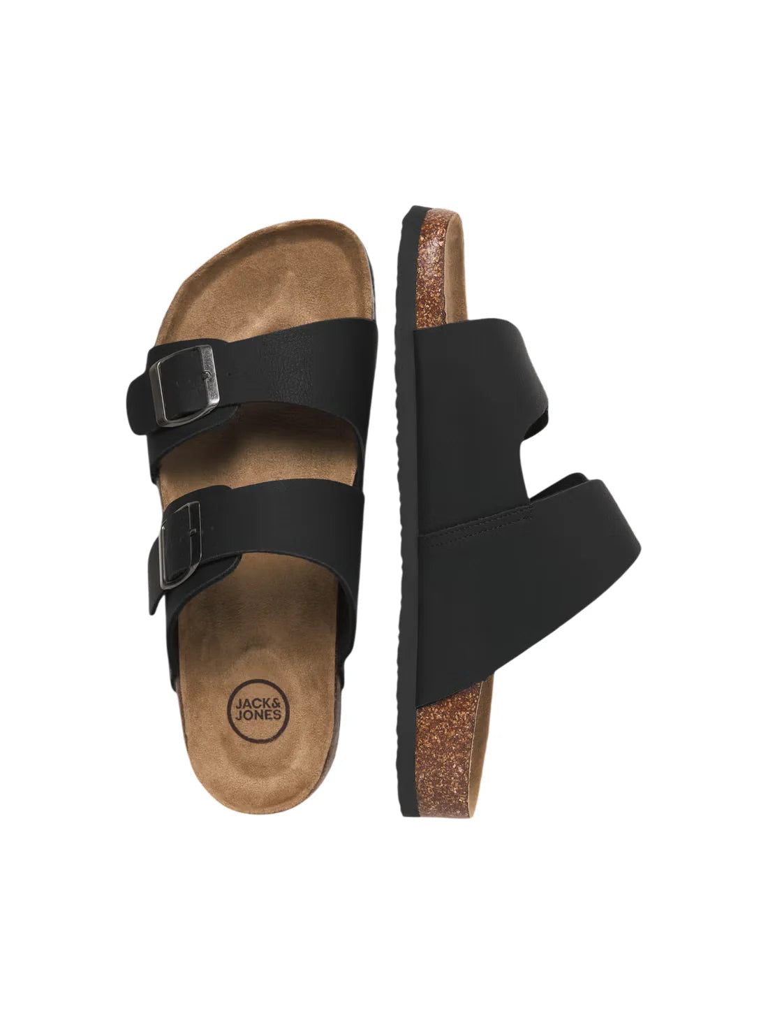 Jack&Jones ciabatte uomo con fascette antracite 12289356 ANTHRACITE JACK&JONES 