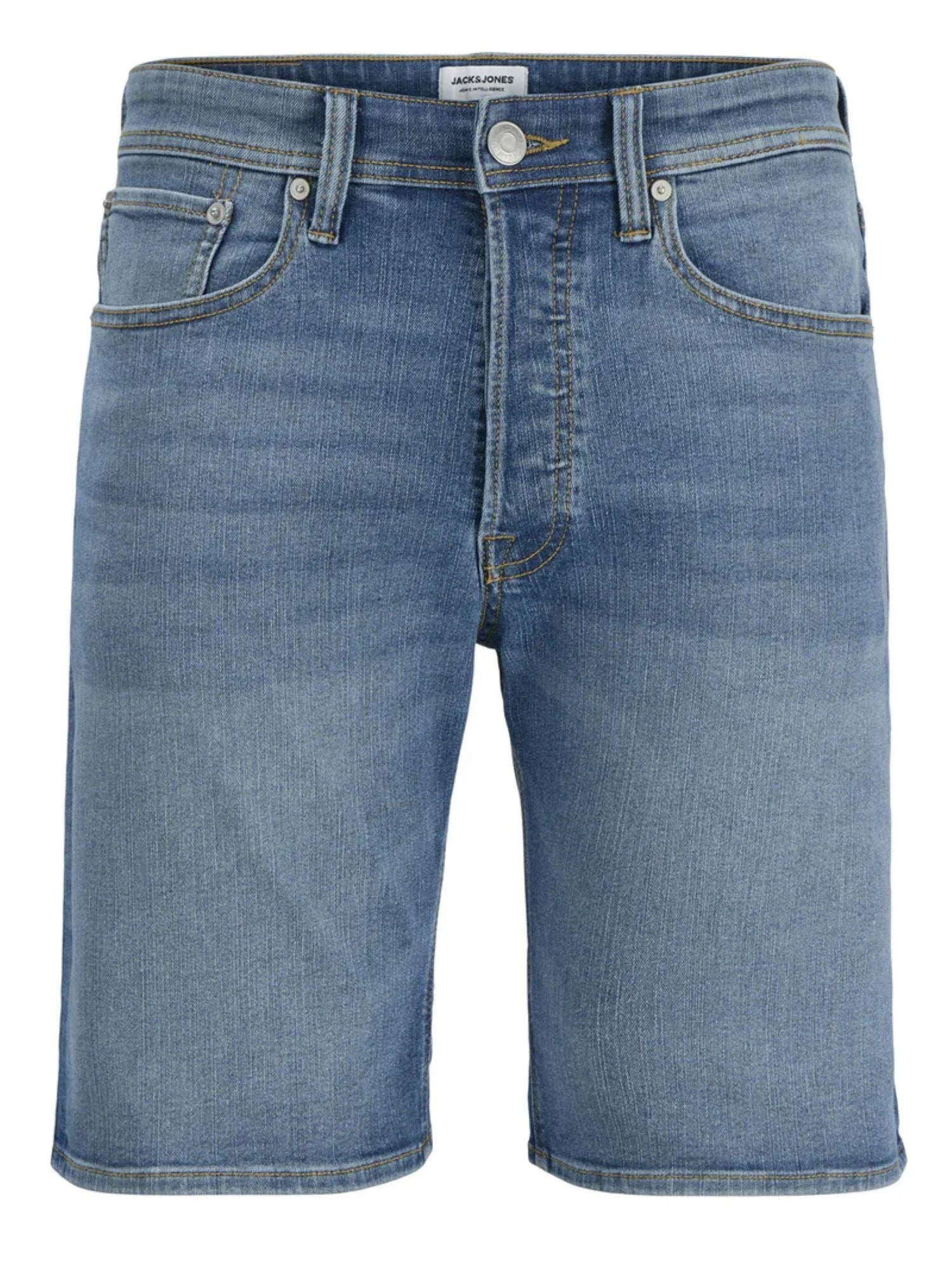 Jack&Jones bermuda uomo in denim stretch lavaggio medio 12290839 AT999 JACK&JONES 