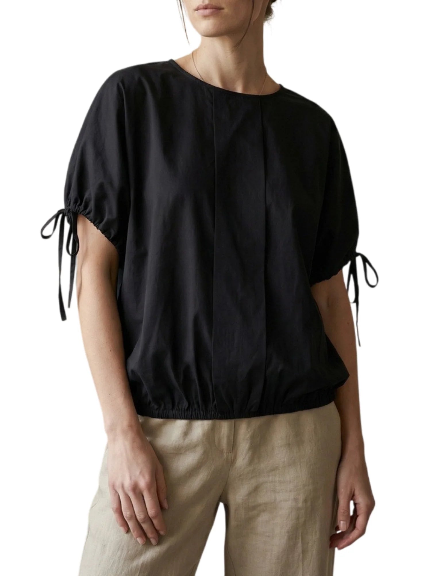 Jc Sophie blusa donna manica corta Libertad nero L3040 BLACK JC SOPHIE 