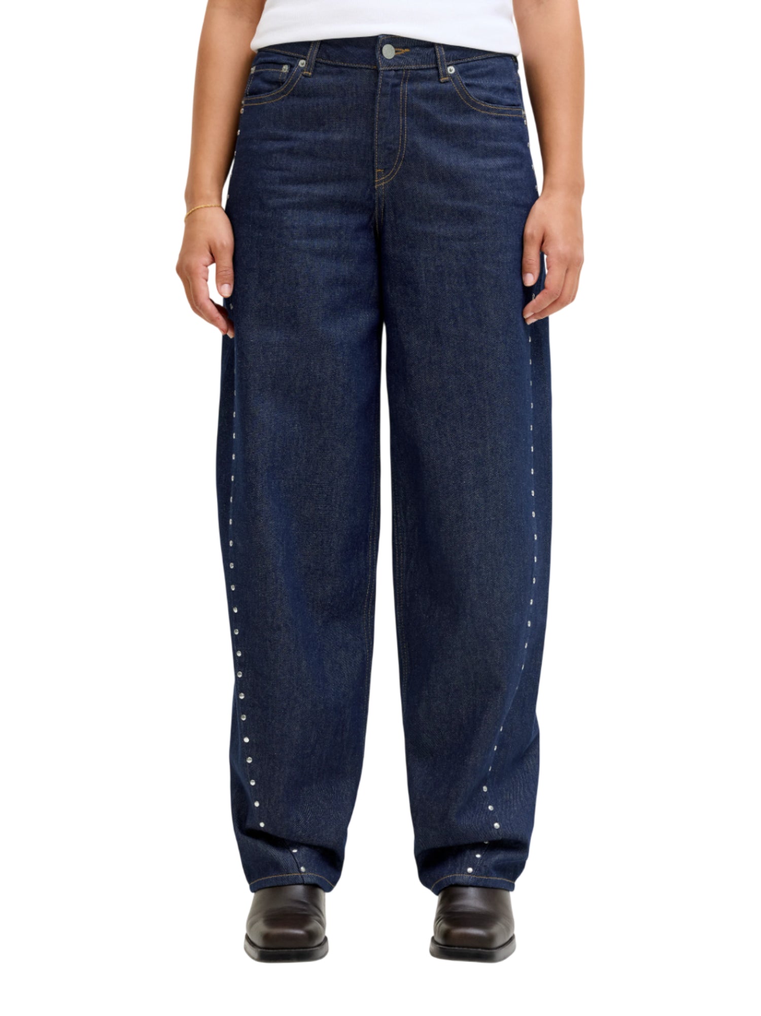 Jjxx jeans donna Fuji Barrel lavaggio blu scuro 12286390 R295 JJXX 
