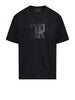 John Richmond T-shirt bambino manica corta con logo nero