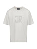 John Richmond T-shirt bambino manica corta con logo bianco