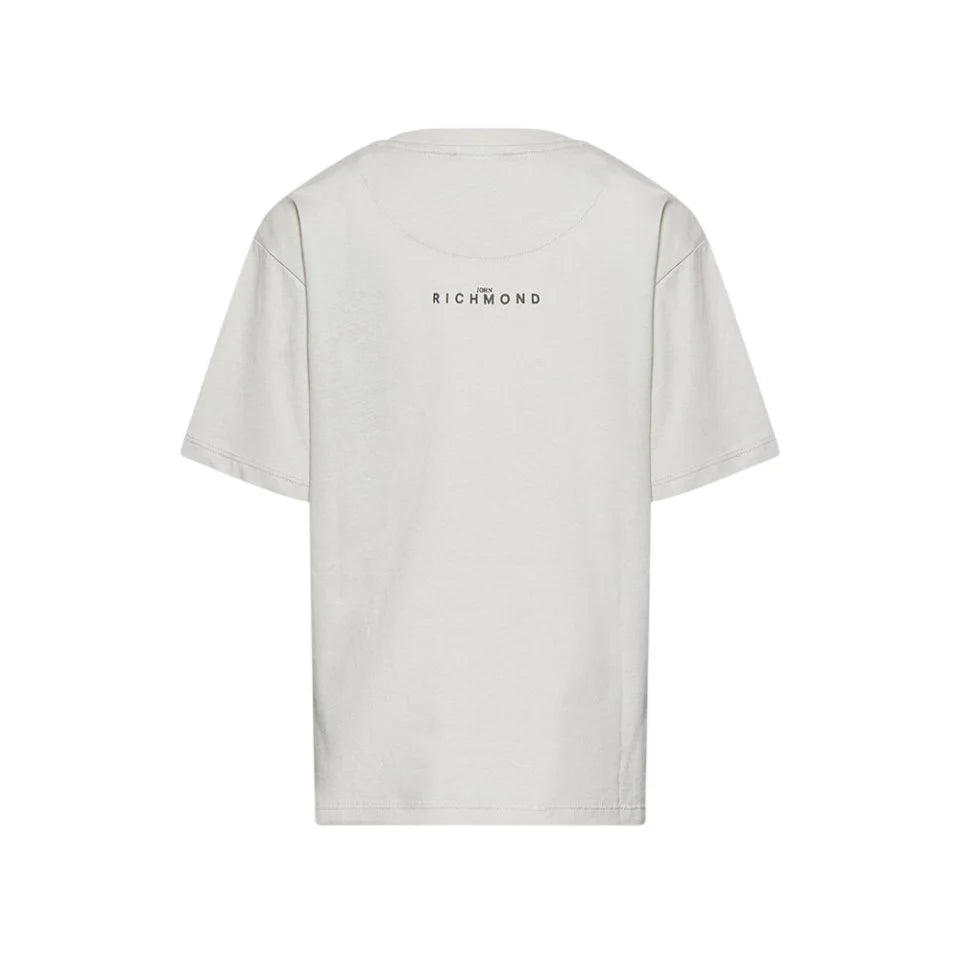 John Richmond T-shirt bambino manica corta con logo bianco RBP26006TS WHITE John RICHMOND 