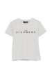 John Richmond T-shirt bambino manica corta con logo grigio