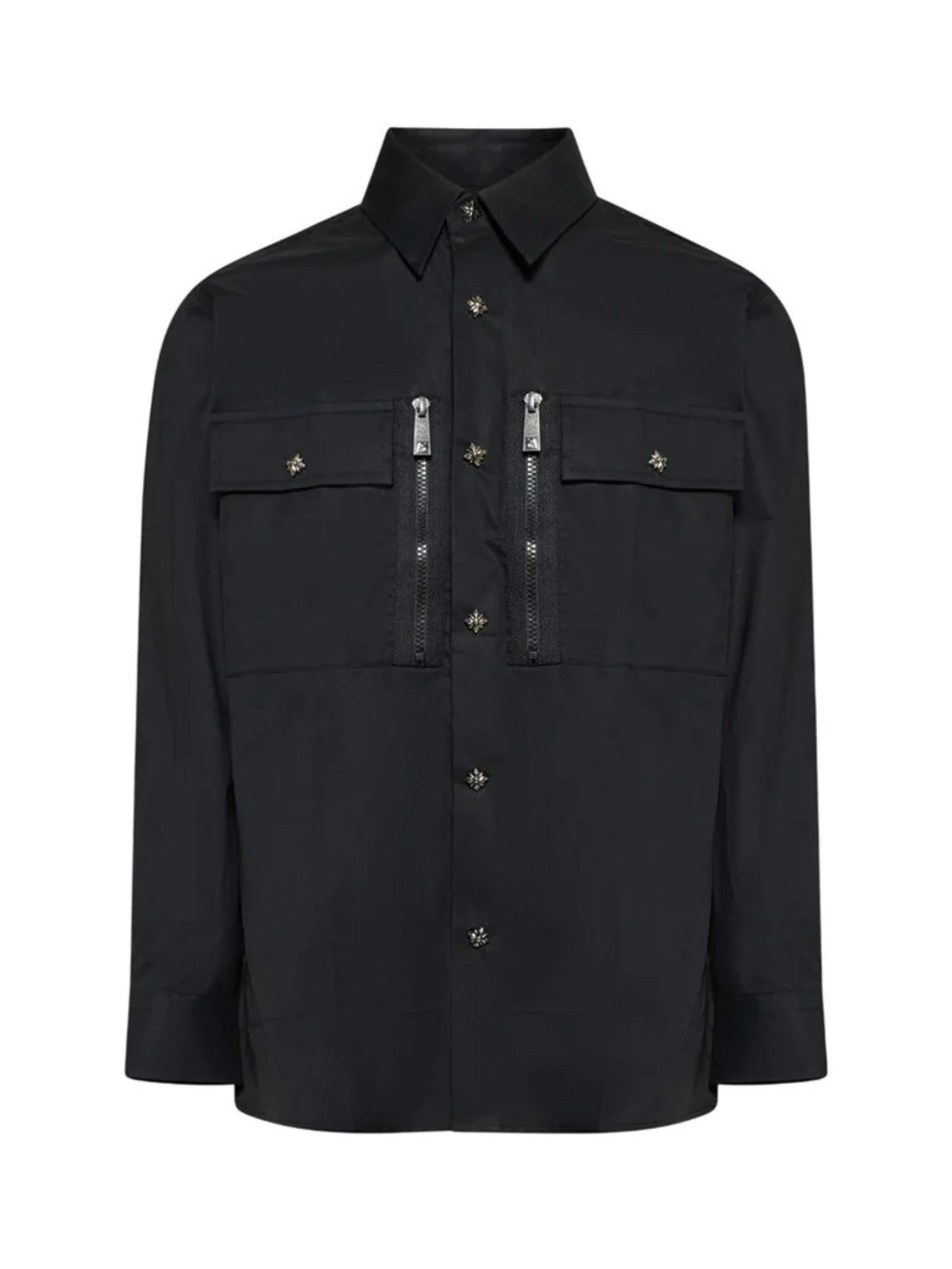 John Richmond camicia bambino Eriwi con tasconi nero RBP26009CA BLACK John RICHMOND 