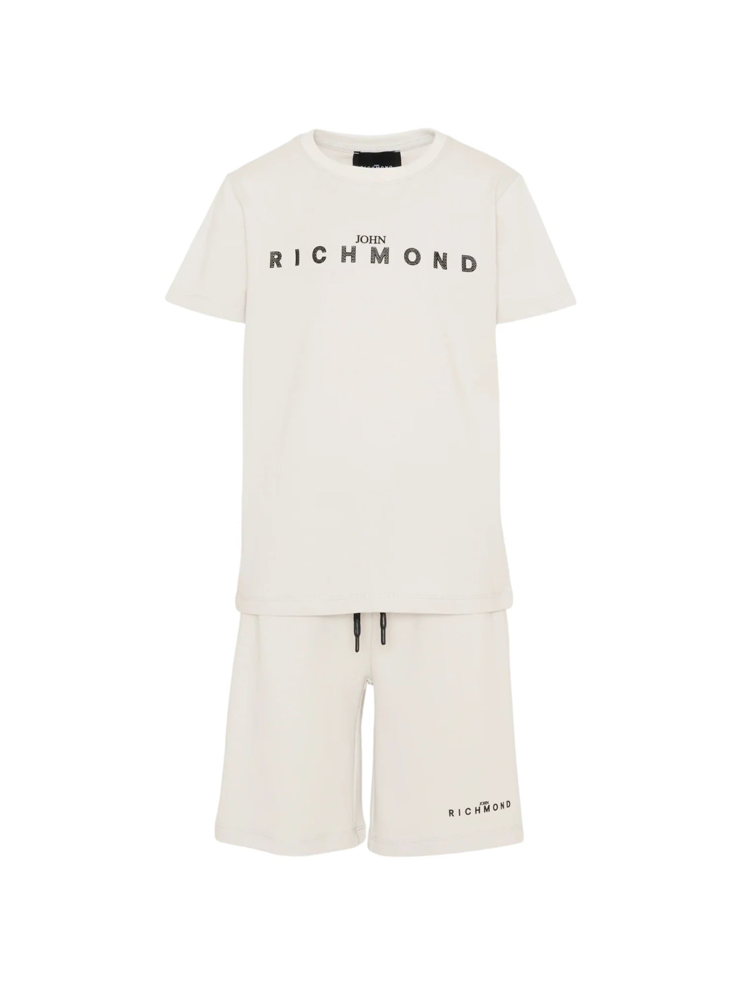 John Richmond completo bambino T-shirt e bermuda grigio chiaro RBP26018CJ BLUE VAPOR John RICHMOND 