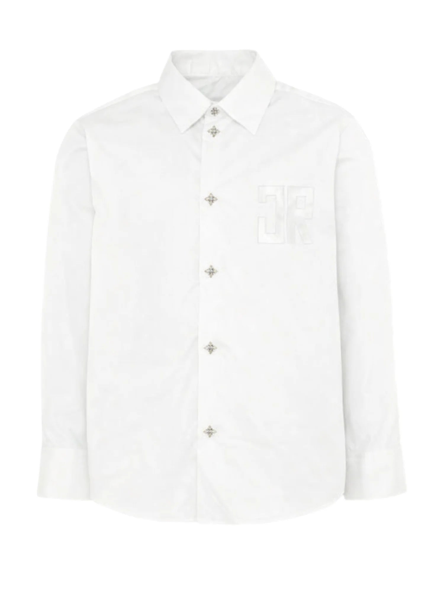 John Richmond camicia manica lunga bambino con logo bianco RBP26029CA WHITE John RICHMOND 