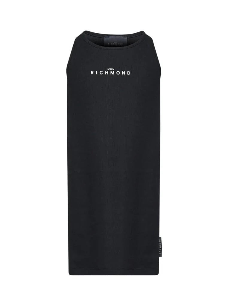 John Richmond abito bambina Lores con logo nero RGP26003VE BLACK John RICHMOND 