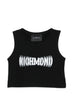 John Richmond canotta bambina Rotterdam con logo nero