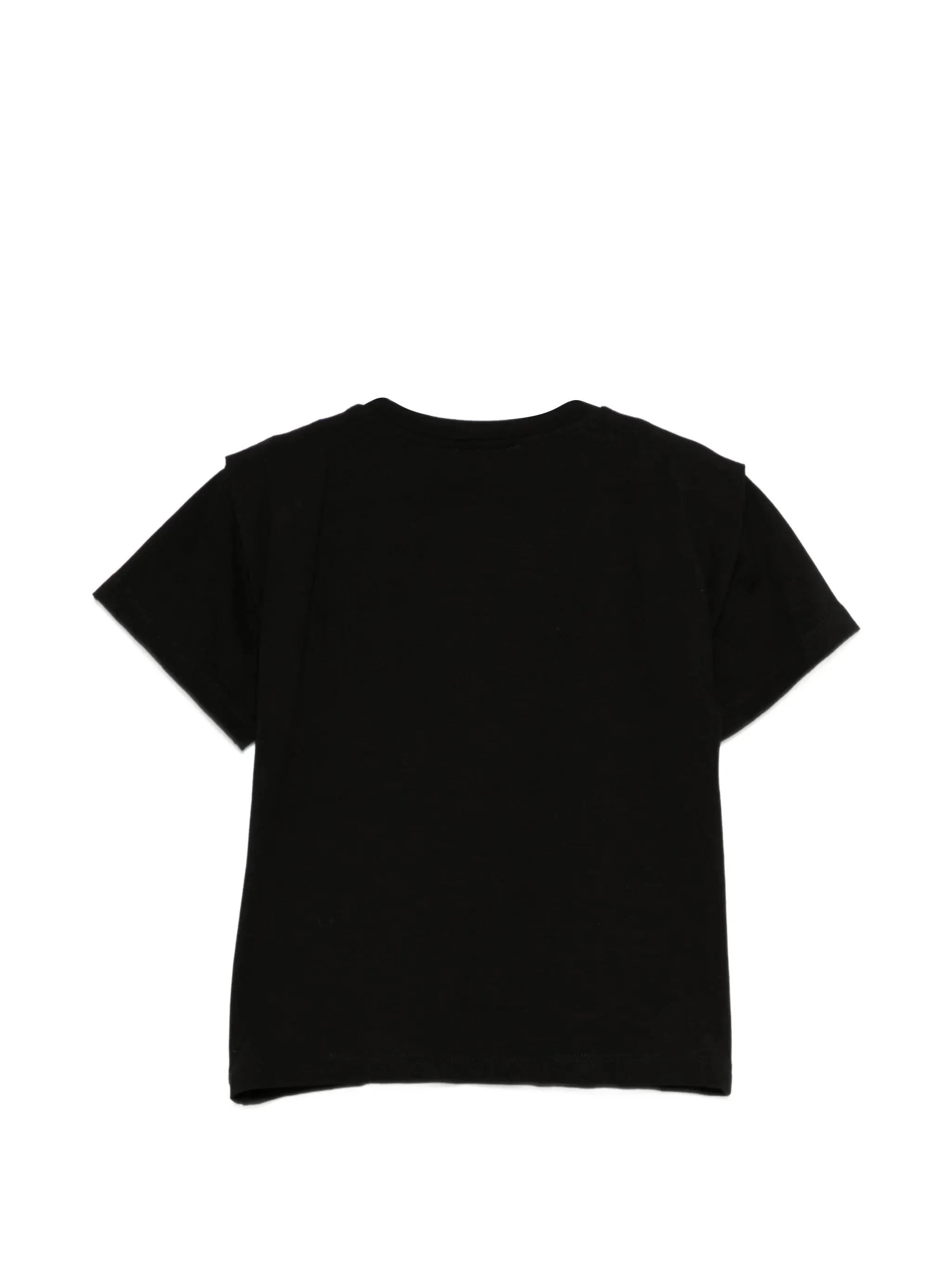 John Richmond T-shirt bambina Tati con logo nero RGP26112TS BLACK John RICHMOND 