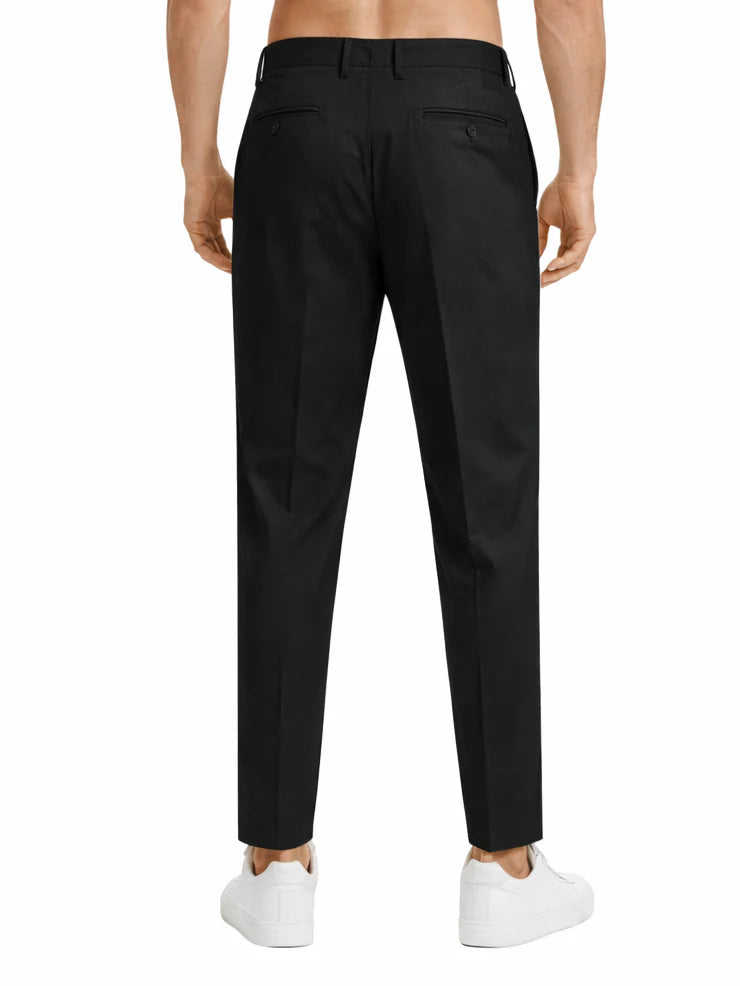 John Richmond pantaloni uomo con pinces nero UMP26015PA BLACK John RICHMOND 