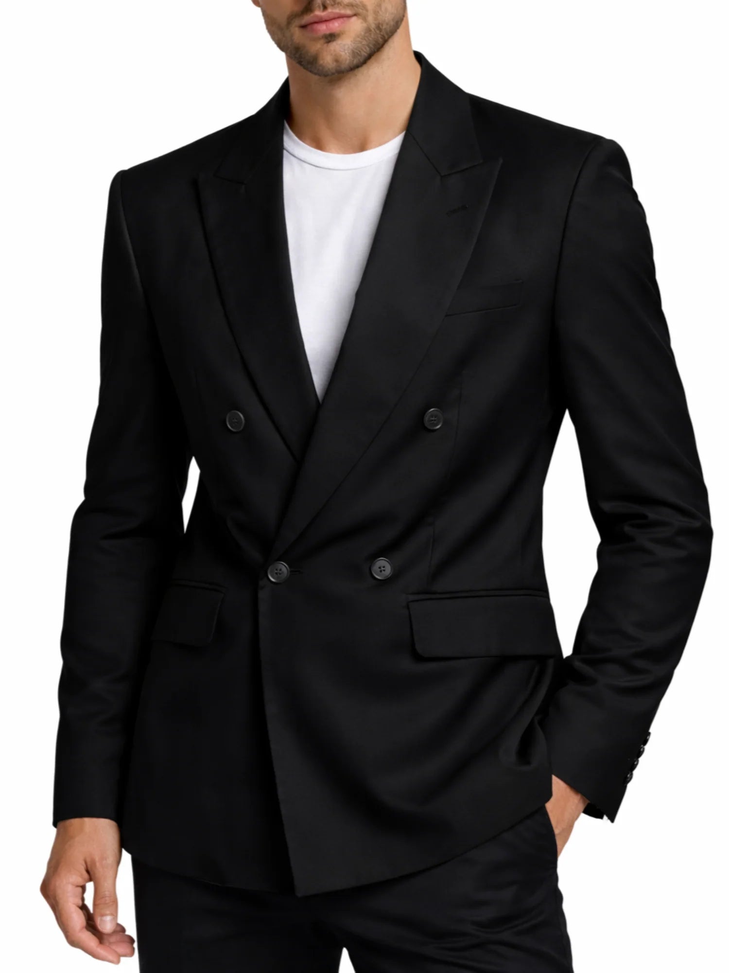John Richmond giacca blazer doppiopetto Krylara nero UMP26043GC BLACK John RICHMOND 