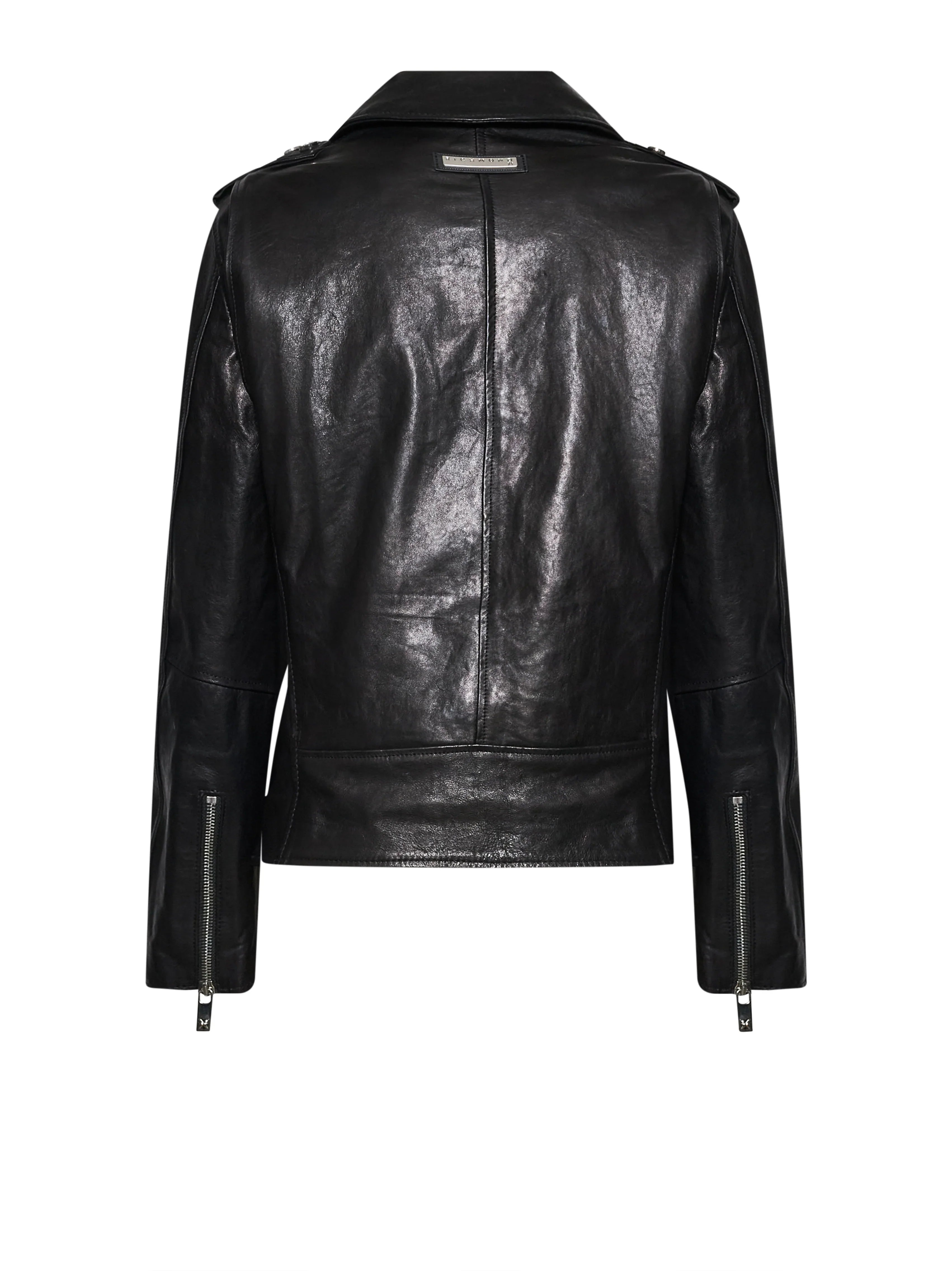 John Richmond giubbino uomo in pelle Dagon nero UMP26339GB BLACK John RICHMOND 