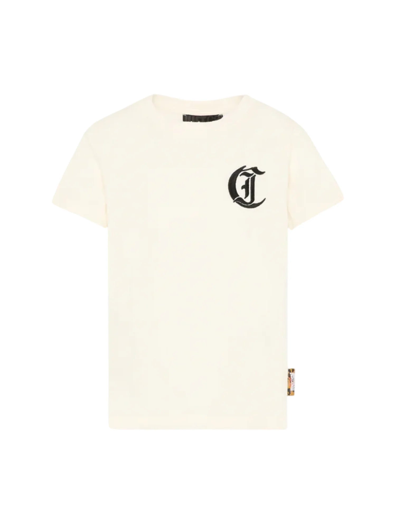Just Cavalli T-shirt manica corta con logo unisex panna JBP26018TS PRISTINE JUST CAVALLI 