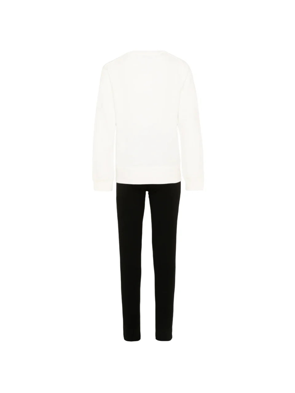 Just Cavalli completo bambina felpa e leggings bianco nero JGP26011CF WHITE-BLACK JUST CAVALLI 