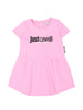 Just Cavalli abito neonata Akkay con logo rosa