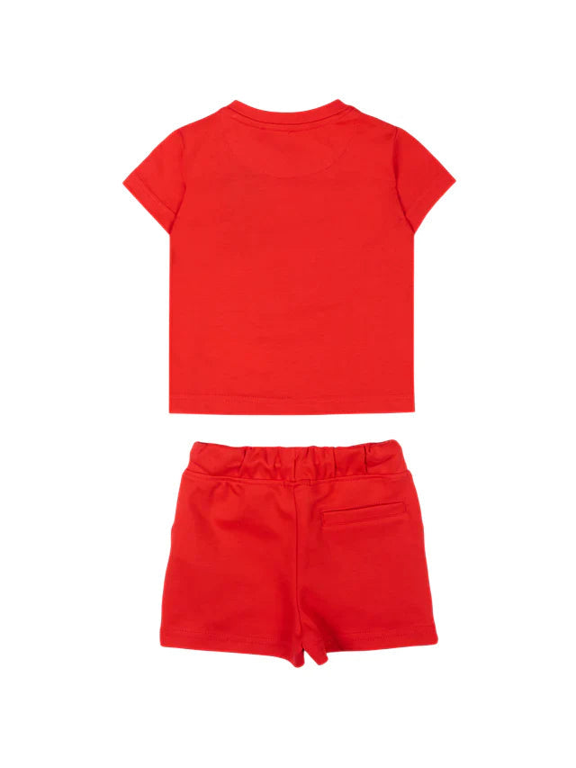 Just Cavalli completo bambino T-shirt e shorts rosso JIP26044CJ RED FLAME SCARLAT JUST CAVALLI 