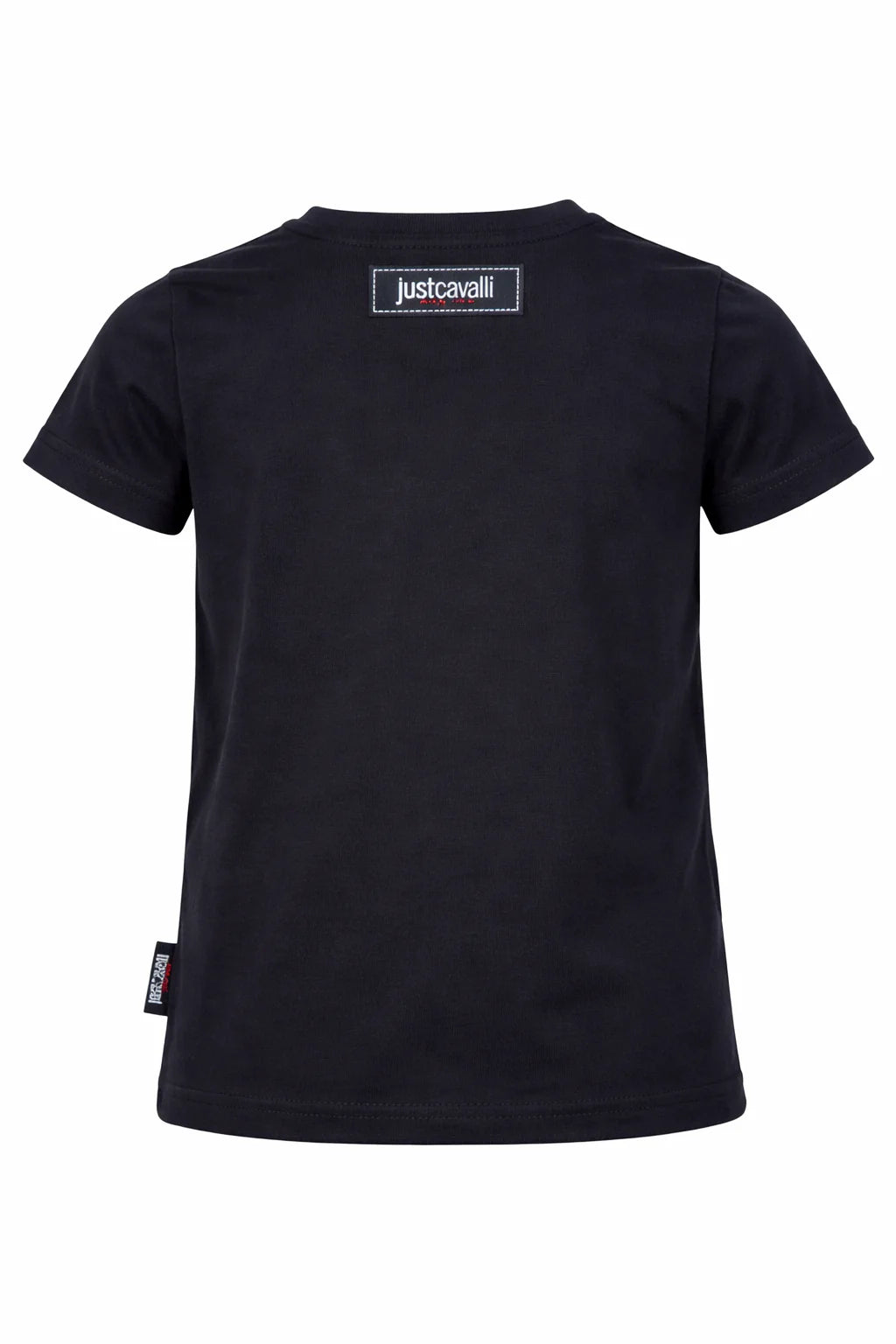 Just Cavalli T-shirt manica corta neonato con logo nero JIP26065TS BLACK JUST CAVALLI 