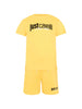 Just Cavalli completo bambino T-shirt e shorts con logo giallo