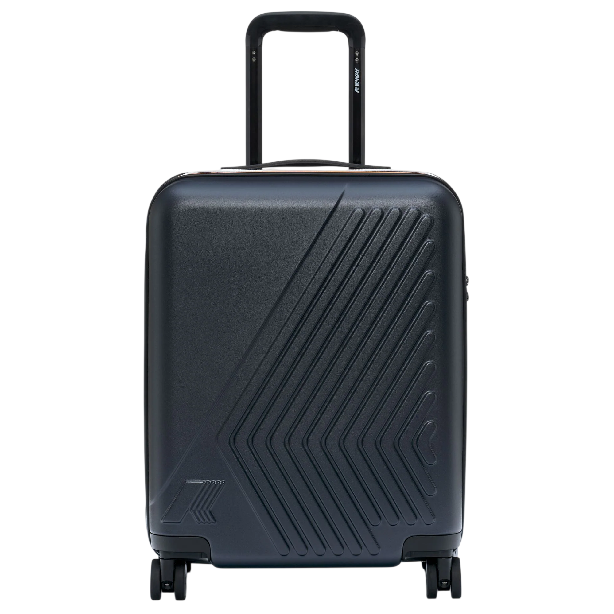 K-way trolley unisex Eudoxie rigido con logo blu K4125ZW K89 K-WAY 