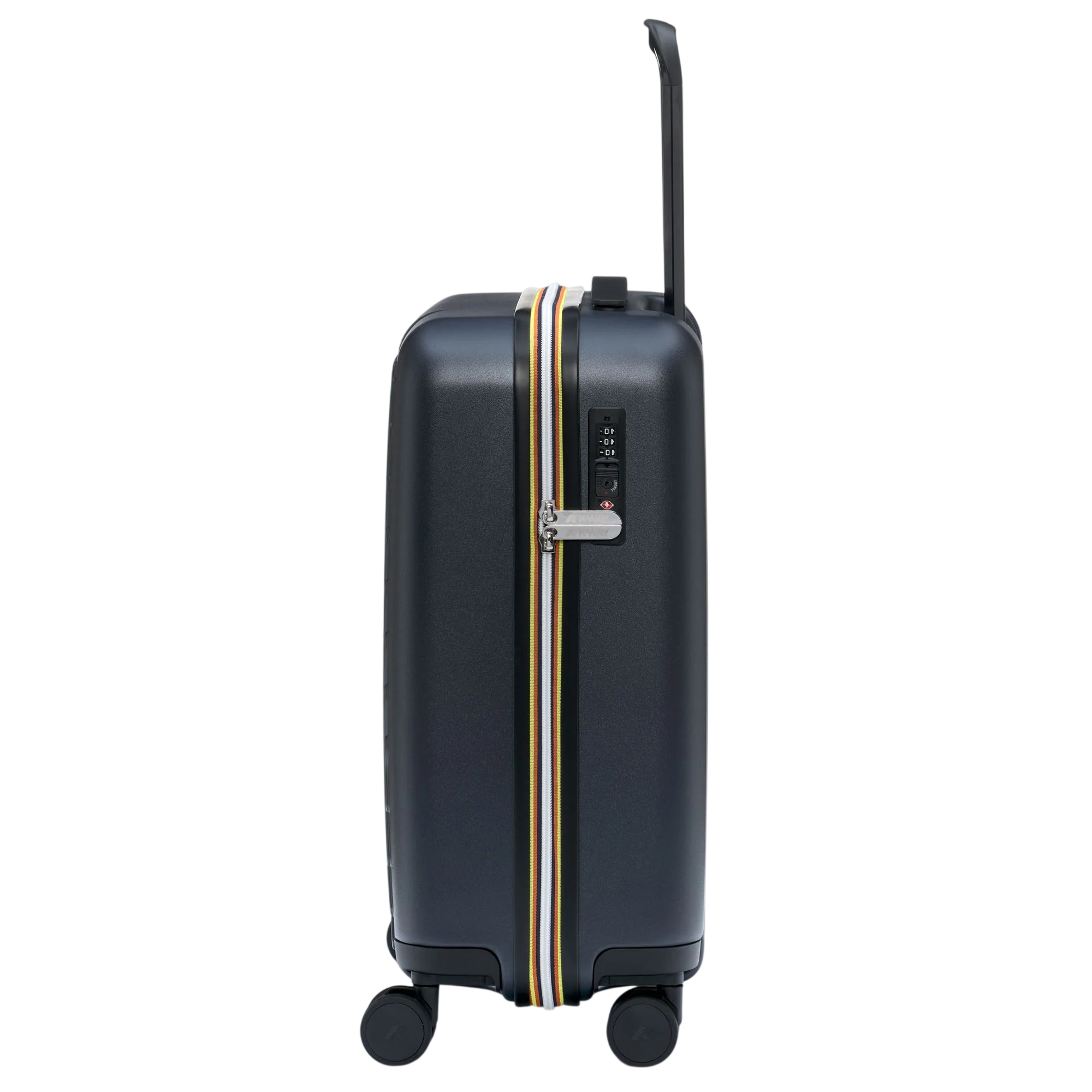 K-way trolley unisex Eudoxie rigido con logo blu K4125ZW K89 K-WAY 