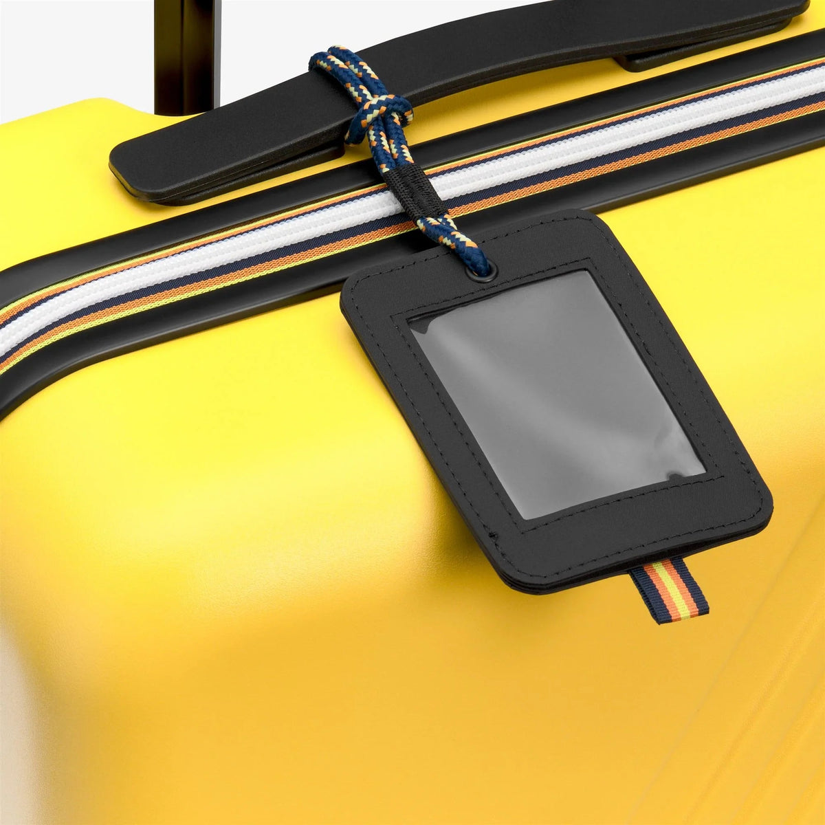 K-way trolley unisex Eudoxie rigido con logo giallo K4125ZW T05 K-WAY 