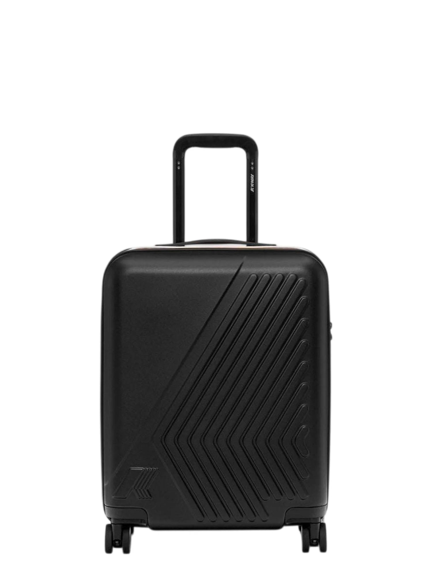 K-way trolley unisex Eudoxie rigido con logo nero K4125ZW USY K-WAY 