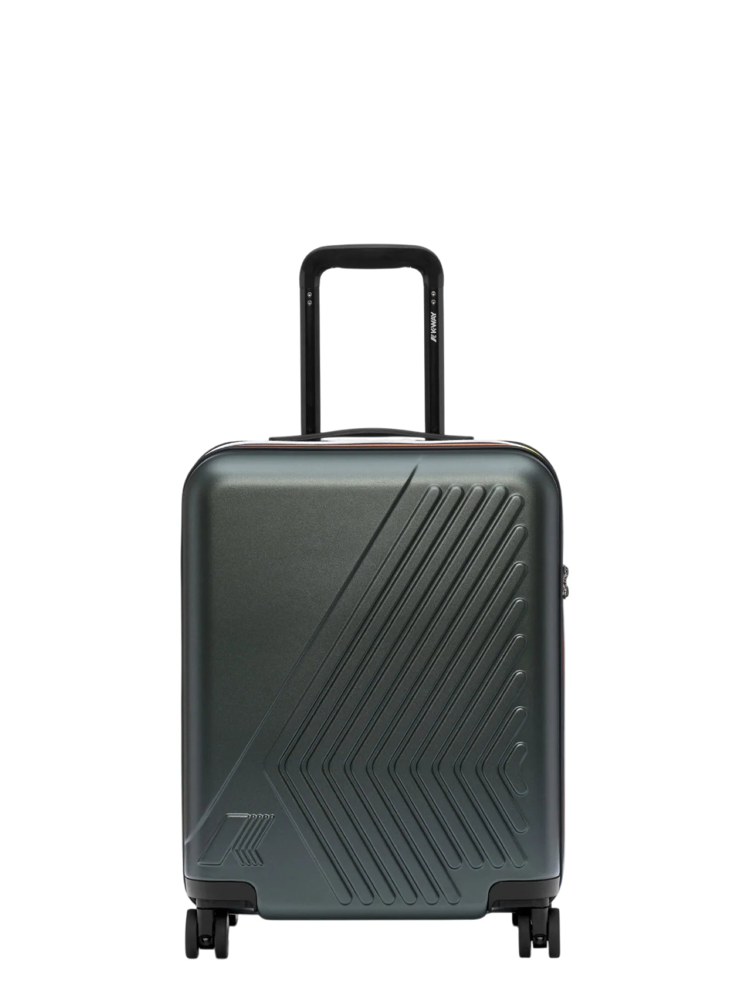 K-way trolley unisex Eudoxie rigido con logo verde K4125ZW WMR K-WAY 