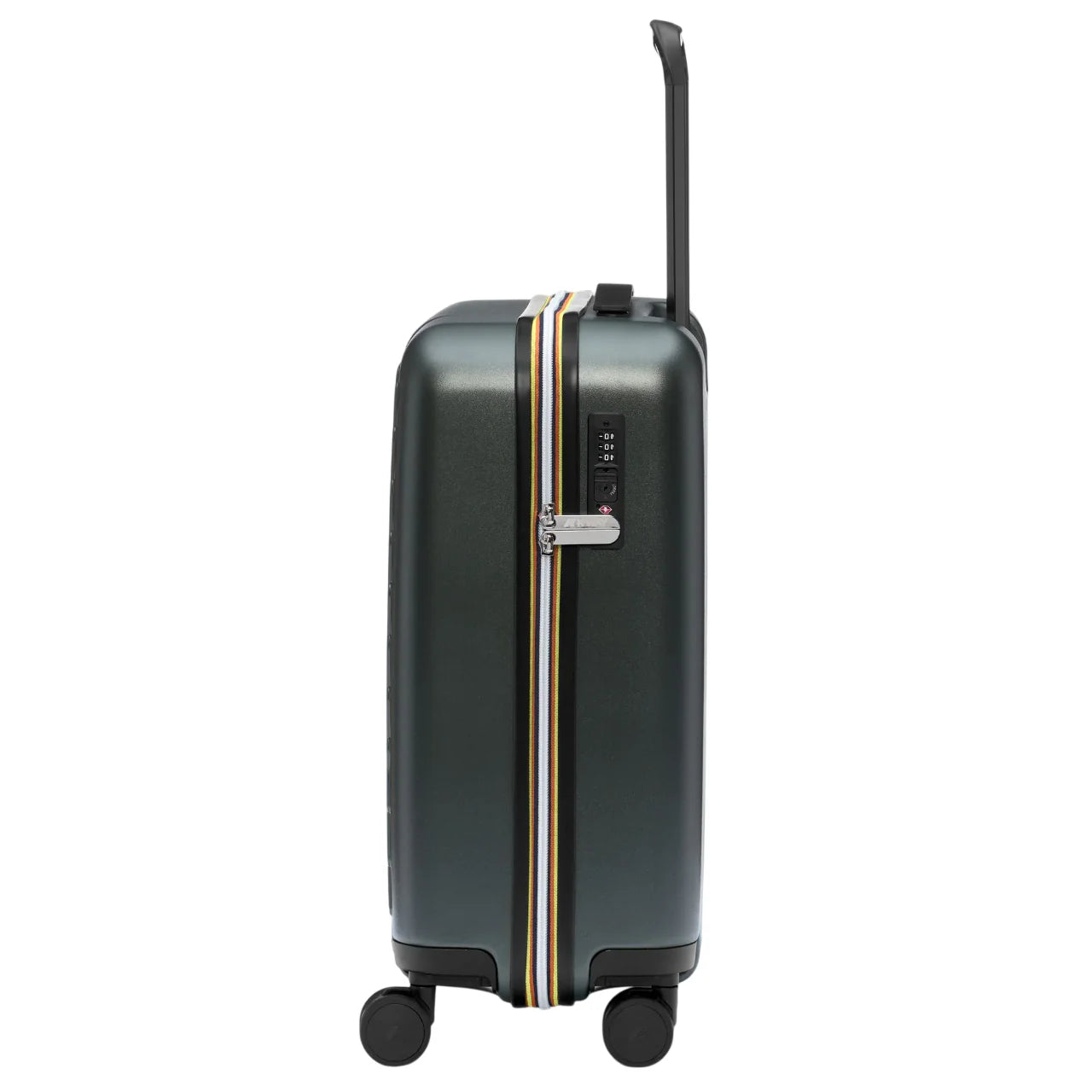 K-way trolley unisex Eudoxie rigido con logo verde K4125ZW WMR K-WAY 