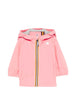 K-Way giubbino antivento neonata con cappuccio rosa