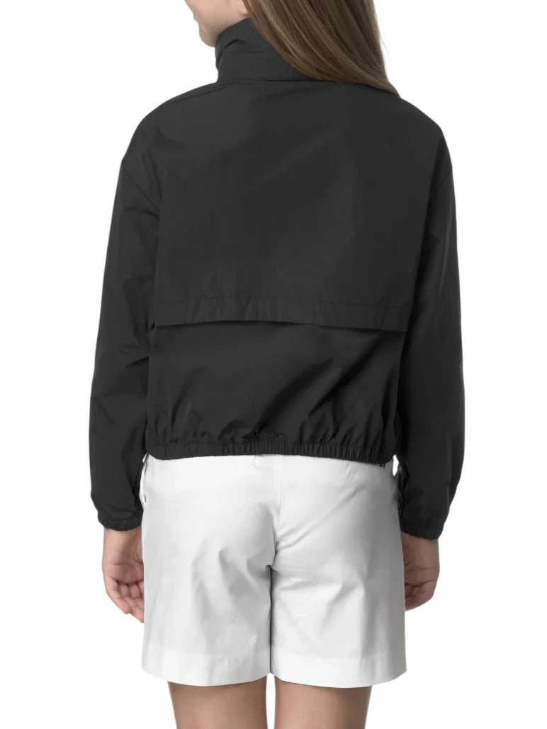 K-Way giubbino in nylon Aubette bambina nero K51416W USY K-WAY 